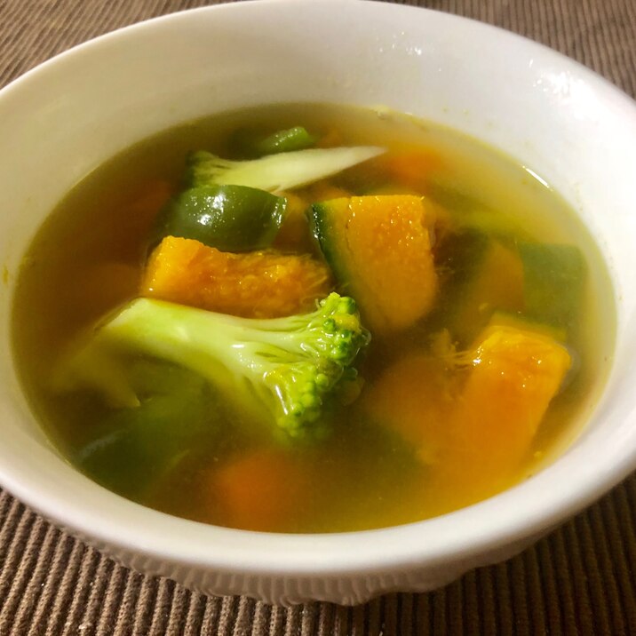 体よろこぶ かぼちゃと残り物野菜のコンソメスープ レシピ 作り方 By Hana105 楽天レシピ 体よろこぶ かぼちゃと残り物野菜のコンソメスープ レシピ 作り方 By Hana105 楽天レシピ